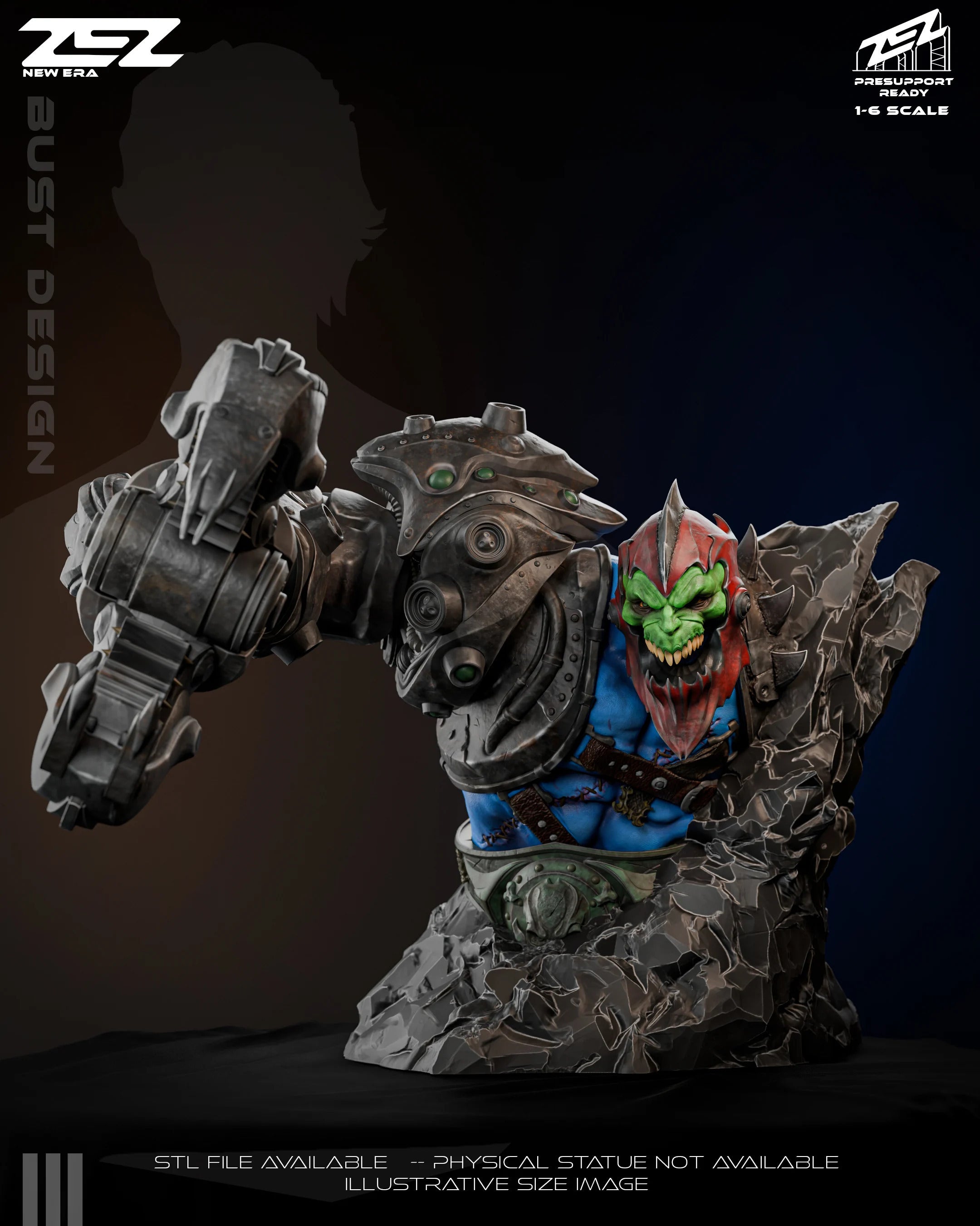 TRAP JAW ZEZ BUST