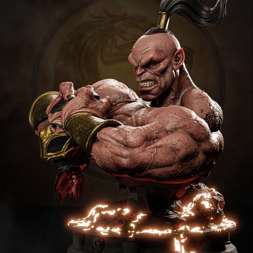 Goro Bust Mortal Kombat - STL