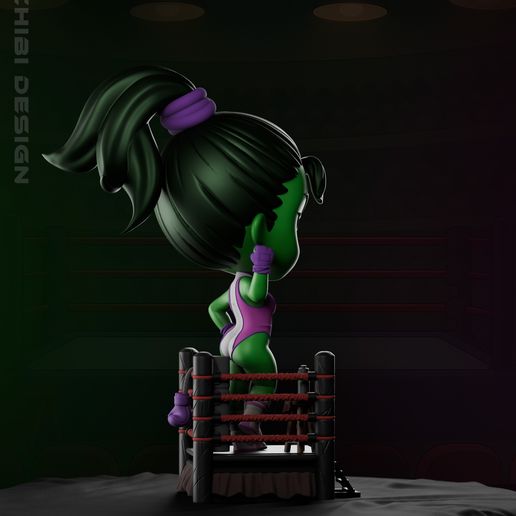 She Hulk Chibi - STL