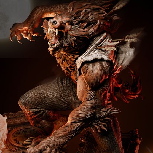 Werewolf – 3D Digital STL File