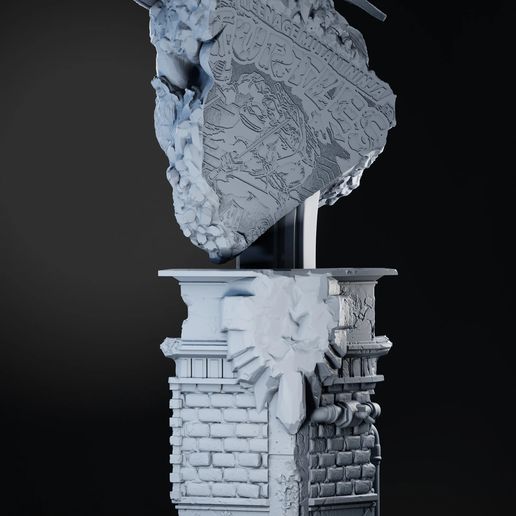Leo Bust TMNT Tortuga Ninja - STL