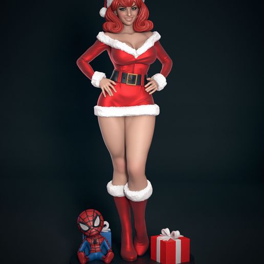 MJ Mrs Claus pinup