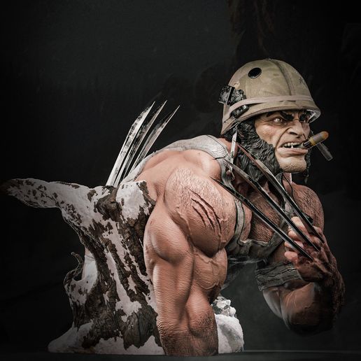 Wolverine Bust - STL