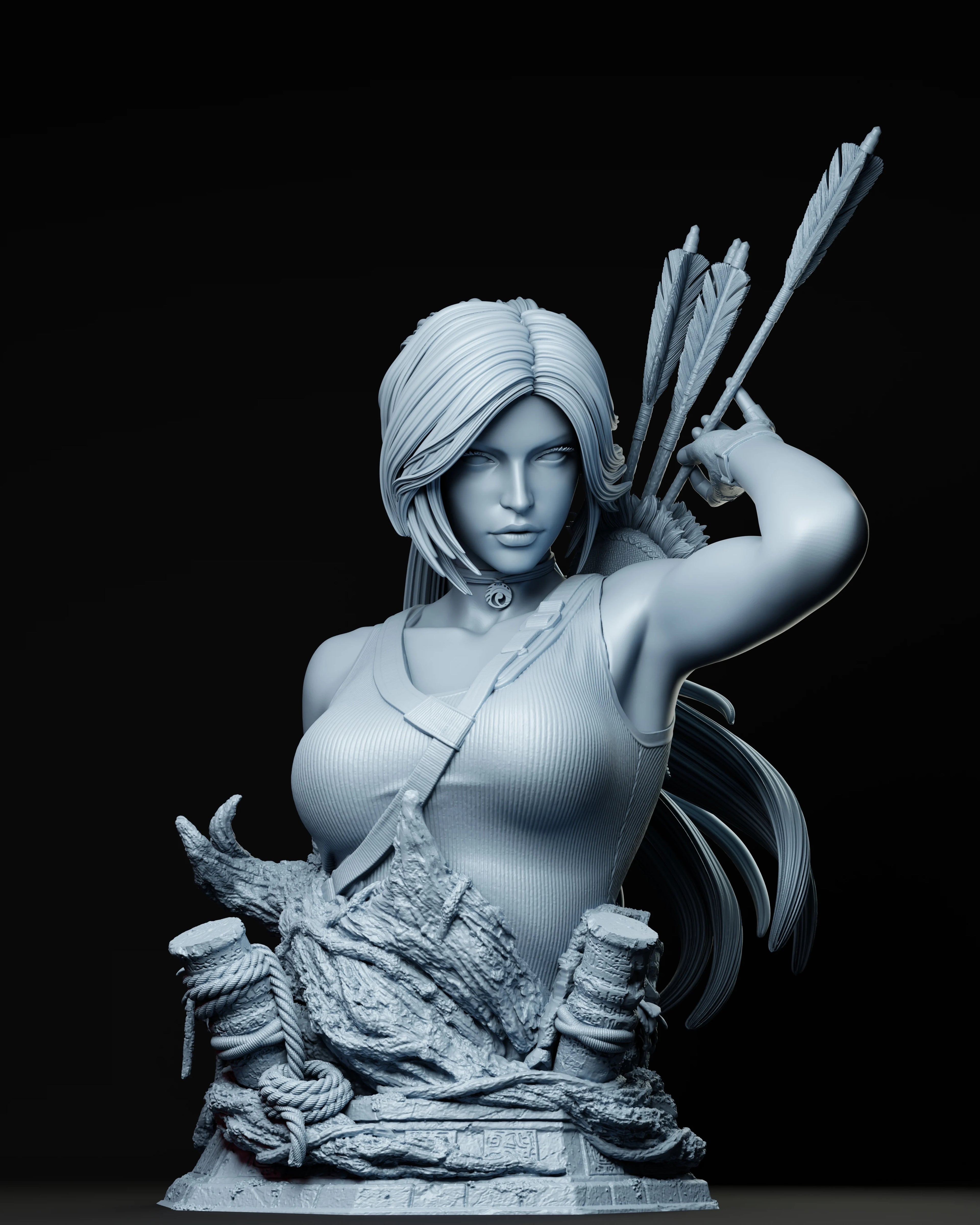 Lara Croft Bust - STL