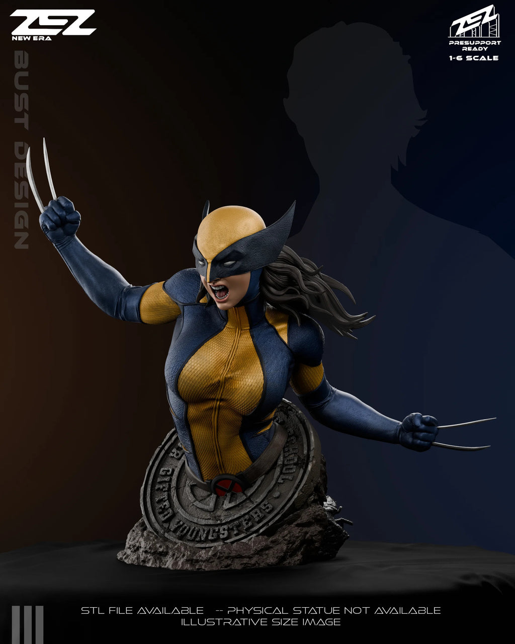X-23 Bust - STL