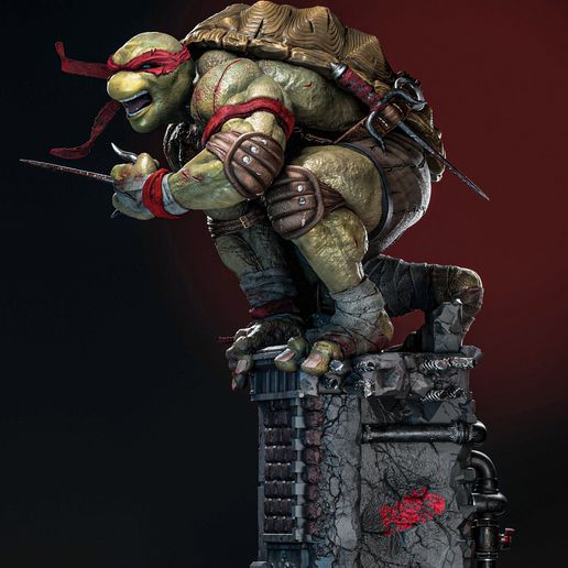 Raphael TMNT Tortuga Ninja - STL