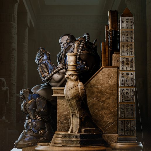 APOCALYPSE THRONE ZEZ STL
