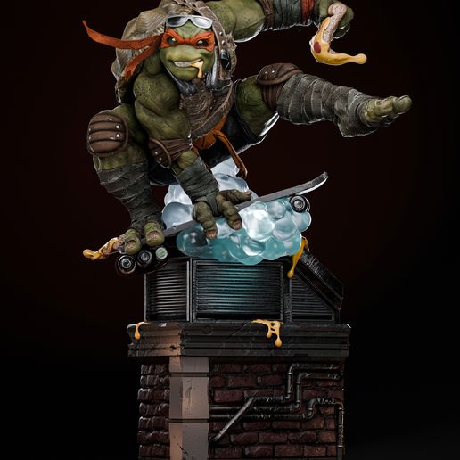 Michelangelo TMNT Tortuga Ninja - STL