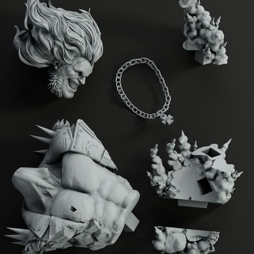 Lobo Bust - STL