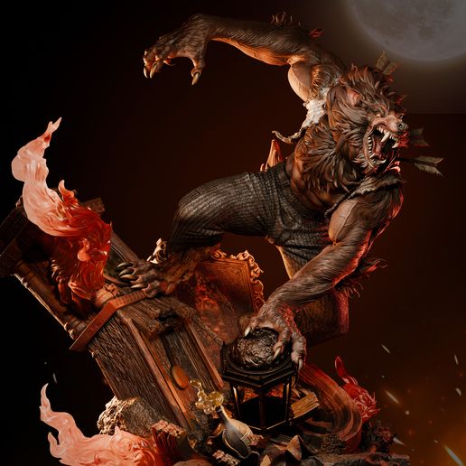 Werewolf – 3D Digital STL File