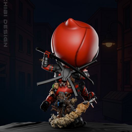 Deadpool Chibi - Digital STL file