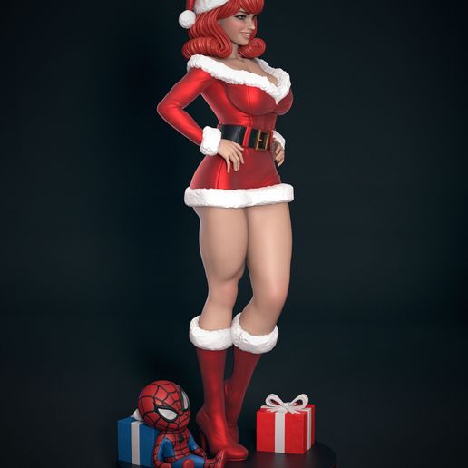 MJ Mrs Claus pinup