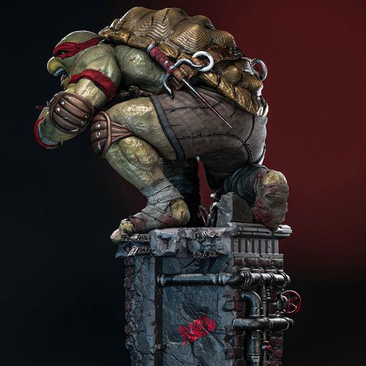 Raphael TMNT Tortuga Ninja - STL
