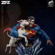 Superman & Krypto Bust - 3D digital STL file