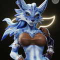 WEREGARURUMON SFW PEACHFIGURE