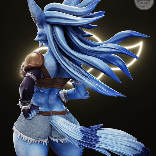 WEREGARURUMON SFW PEACHFIGURE