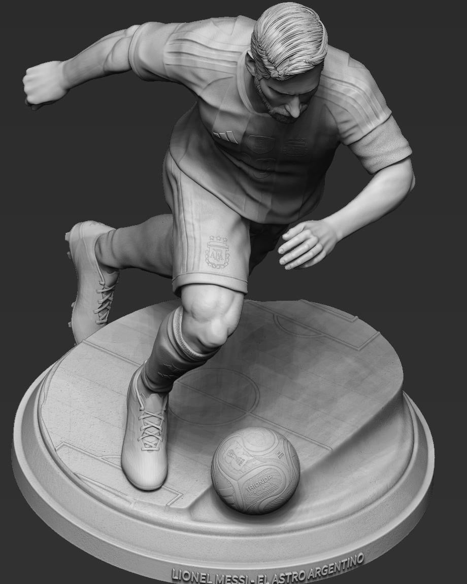 Lionel Messi - Nexus 3D Studio - Messi Painted Statue