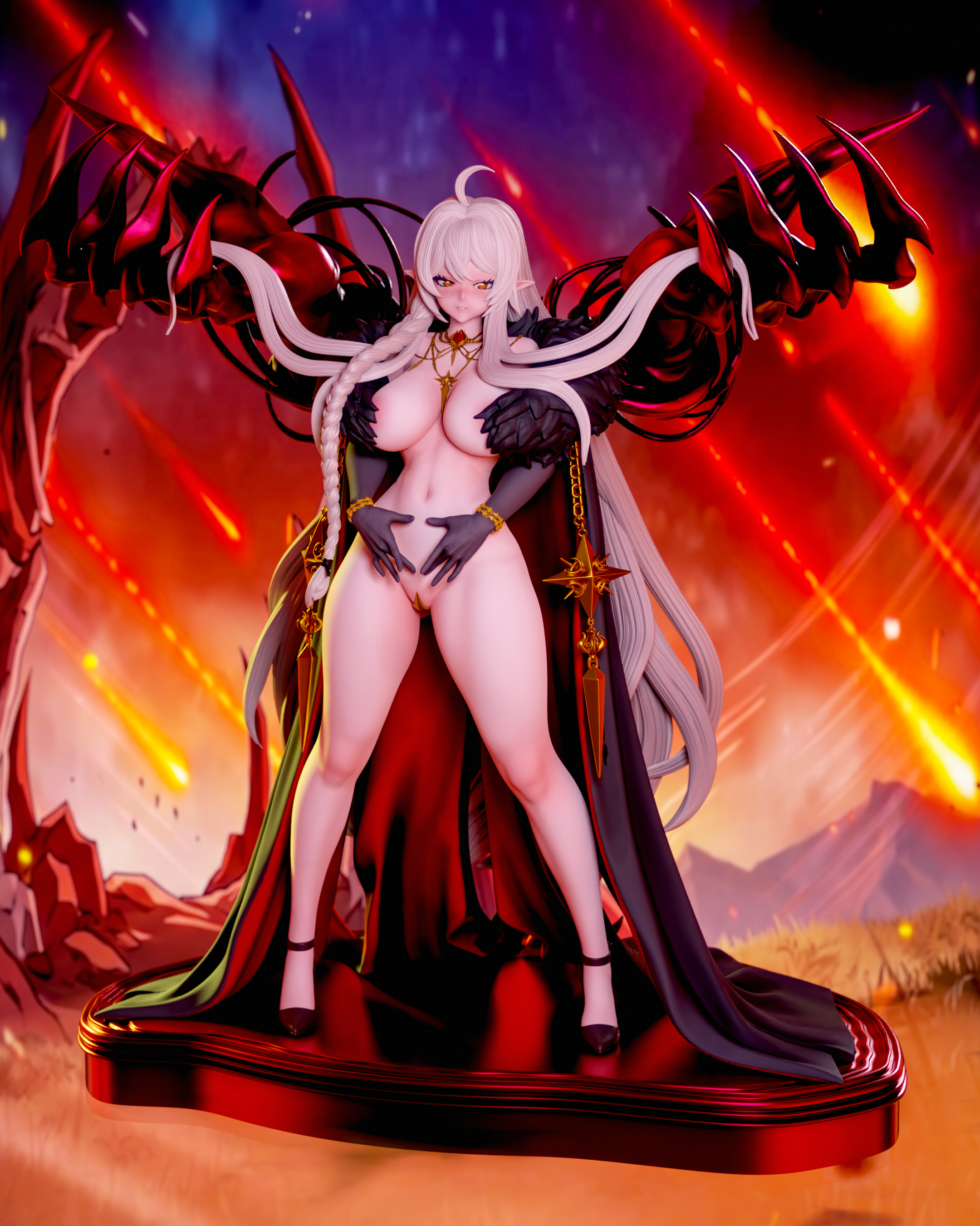 Morgan Le Fay – Lost Sword Resin Statue Kit | 3D Momoji