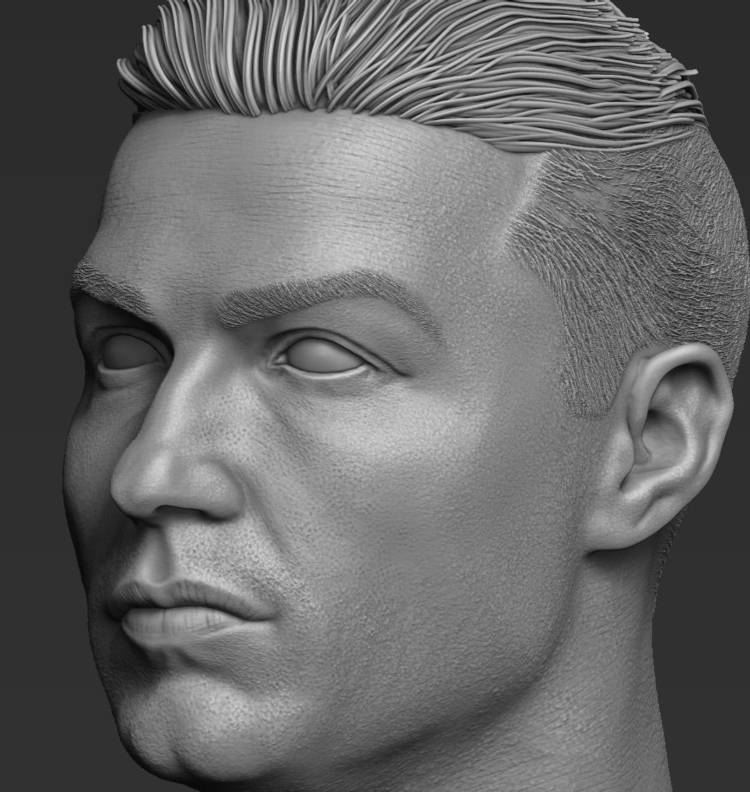 Cristiano Ronaldo - CR7 - Nexus 3D Studio - Messi Painted Statue