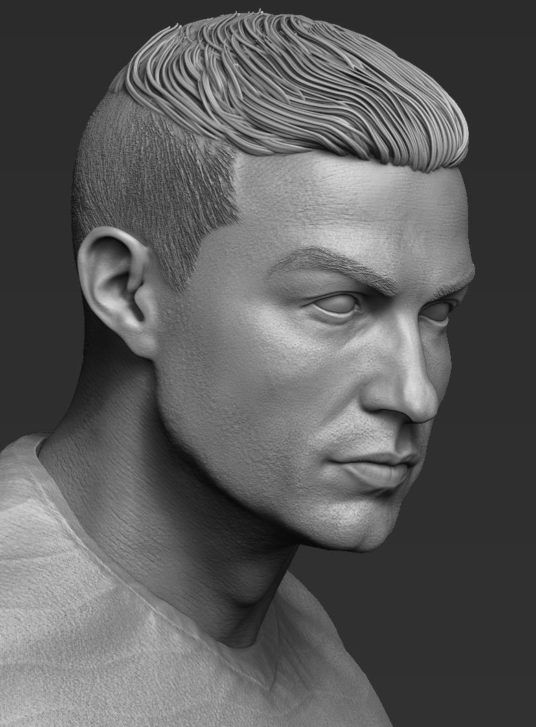 Cristiano Ronaldo - CR7 - Nexus 3D Studio - Messi Painted Statue