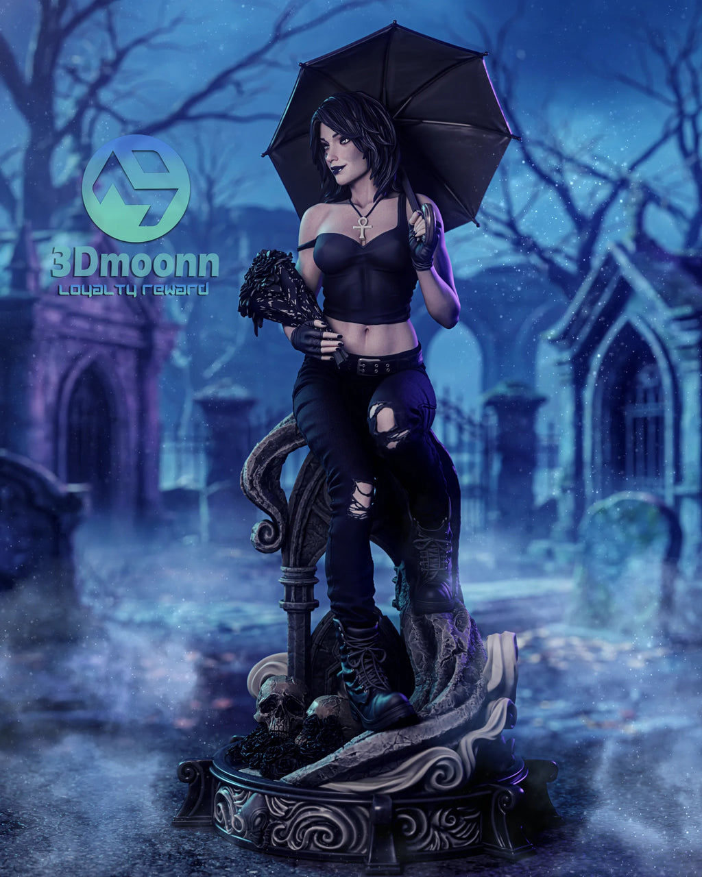 Death sandman Resin Statue Kit | 3D Moonn