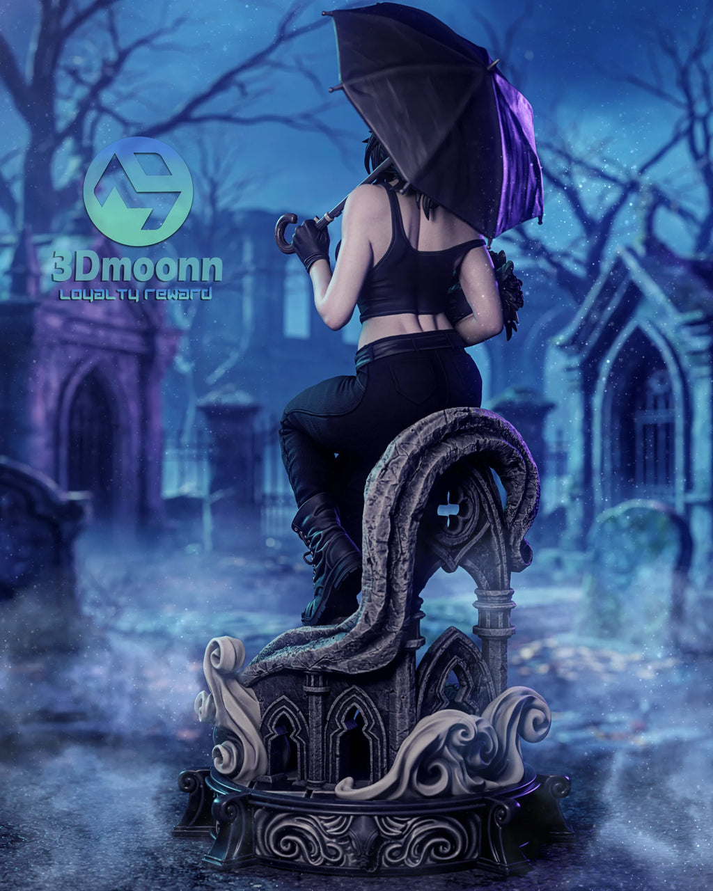 Death sandman Resin Statue Kit | 3D Moonn