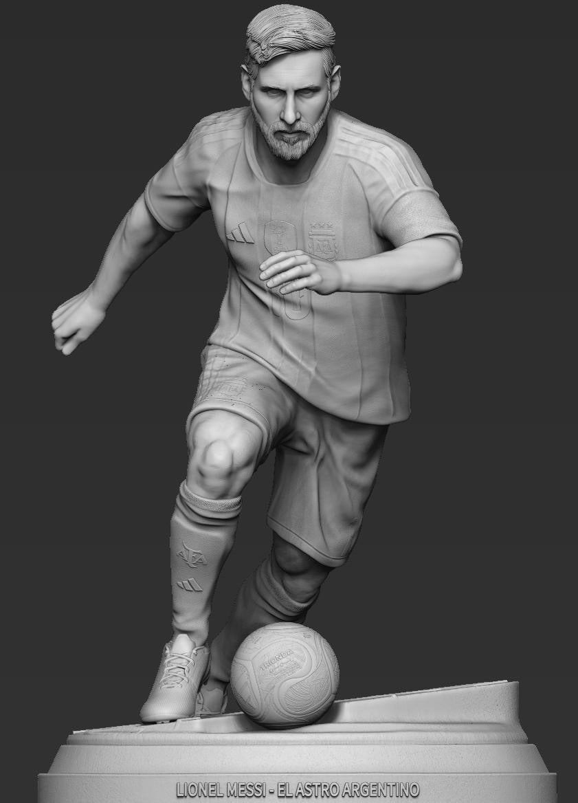 Lionel Messi - Nexus 3D Studio - Messi Painted Statue