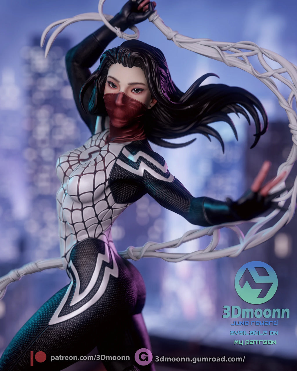 silk - Marvel Resin Statue Kit | 3D Moonn