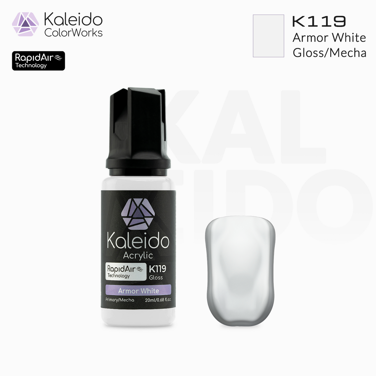 RapidAir Gloss Armor White - K119