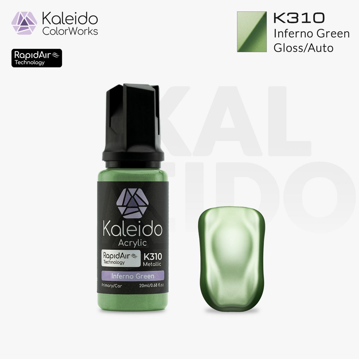 RapidAir Gloss/Metallic/Pearl Inferno Green - K310