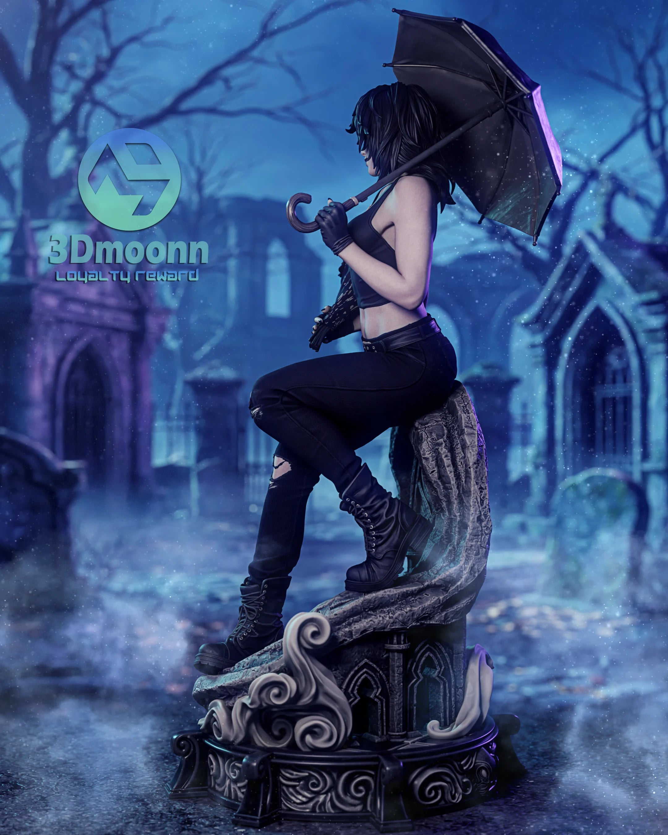 Death sandman Resin Statue Kit | 3D Moonn
