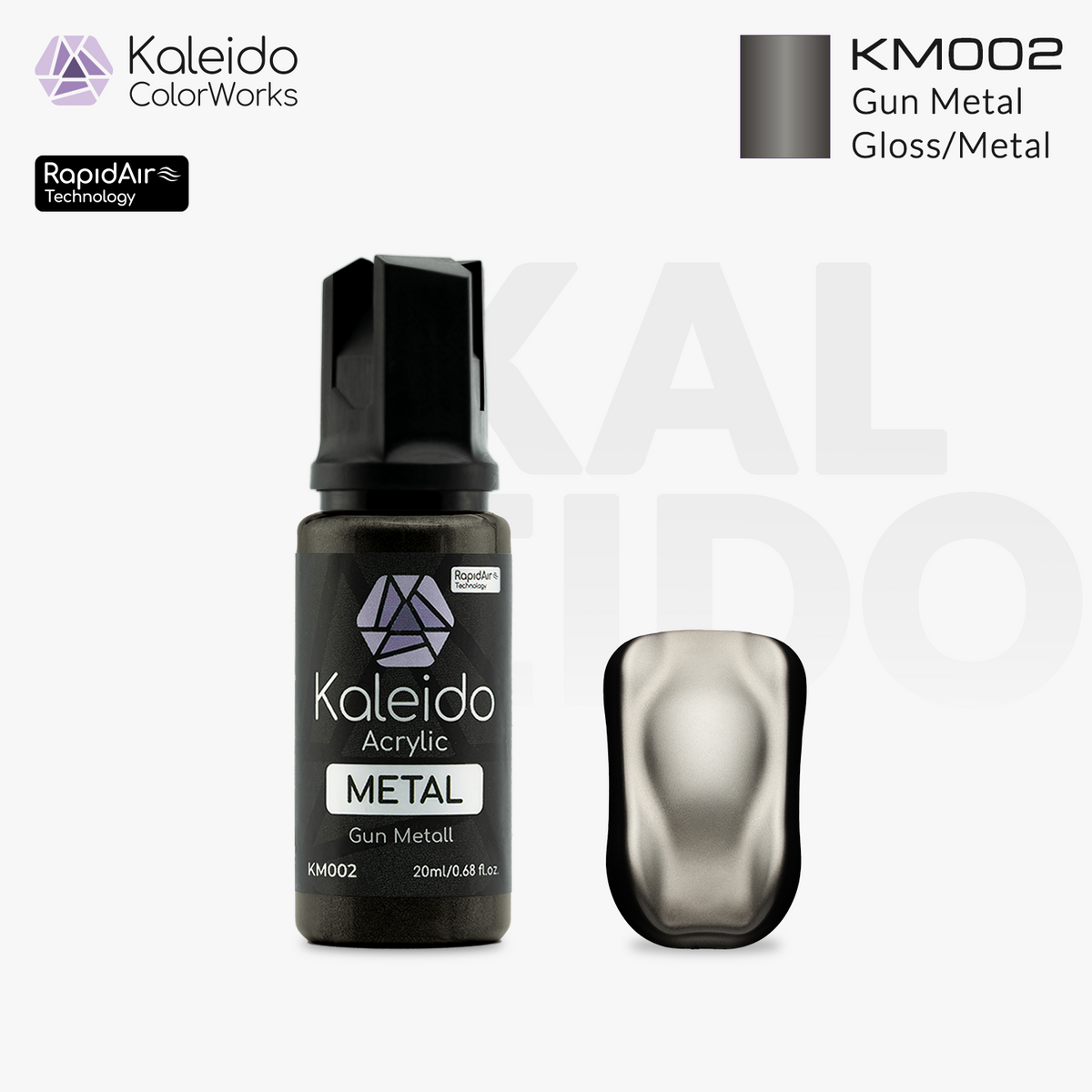 RapidAir Metallic Gun Metal - KM002