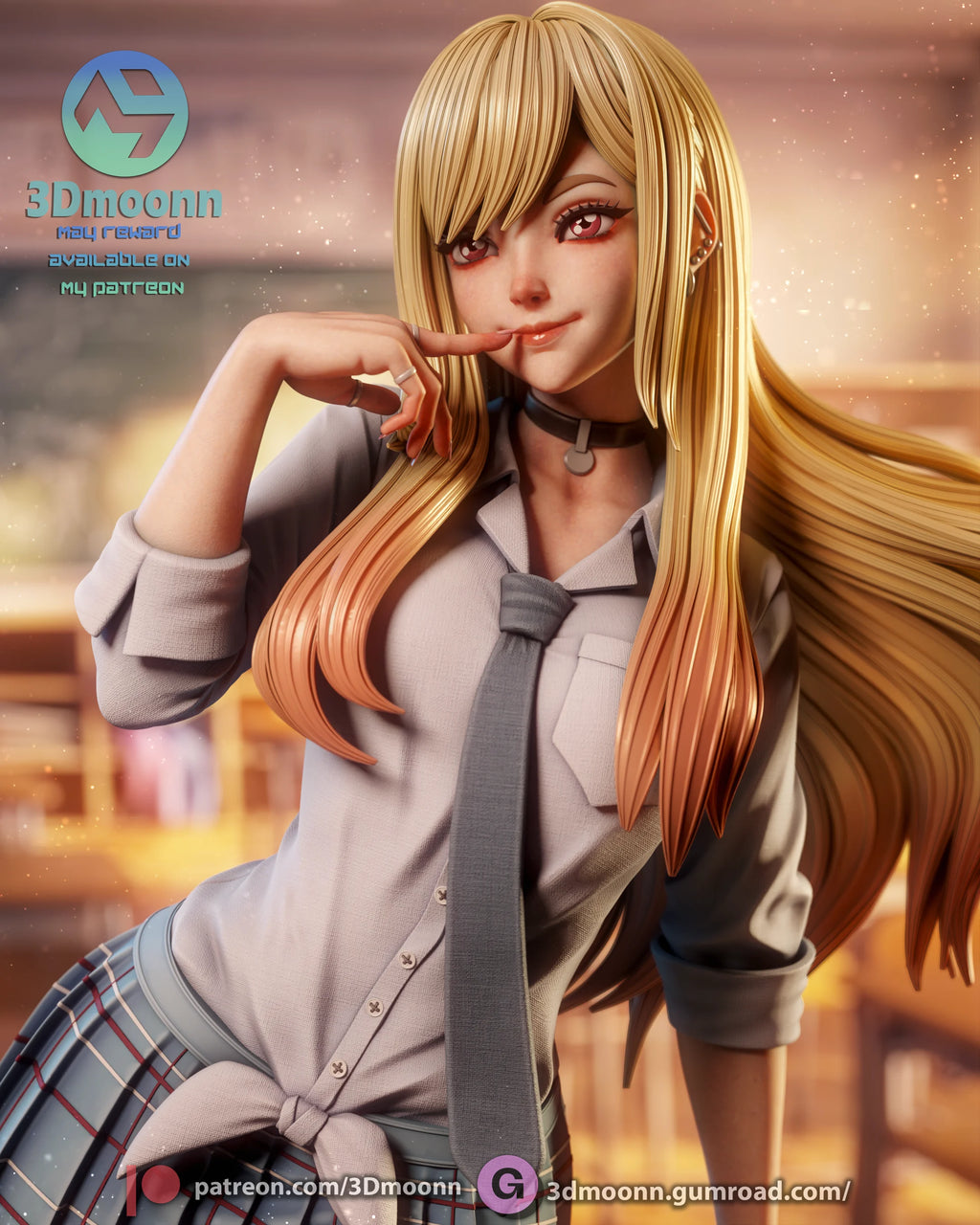 Marin Kitagawa - My Dress-Up Darling Resin Statue Kit | 3D Moonn