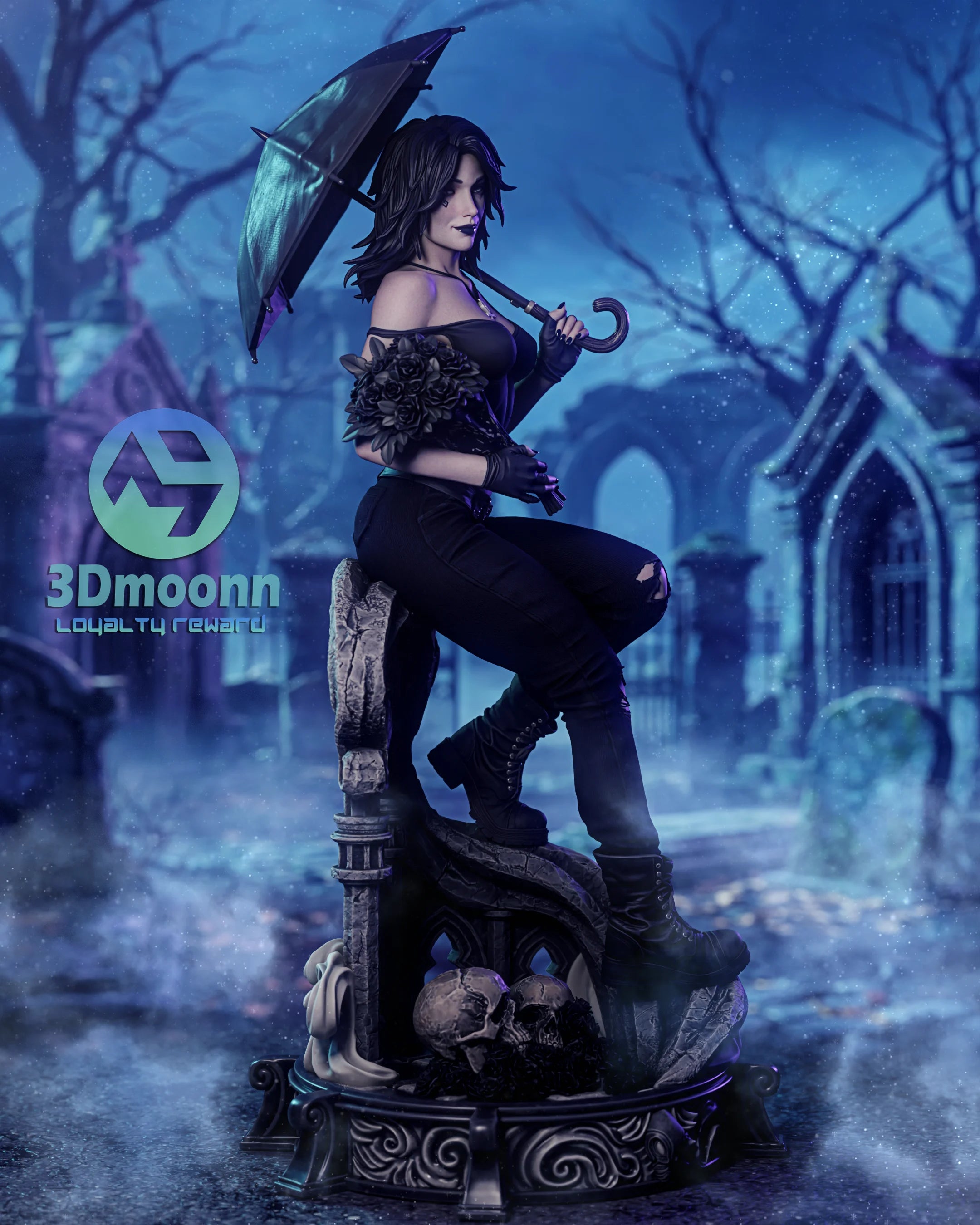 Death sandman Resin Statue Kit | 3D Moonn